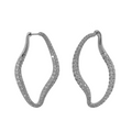 18KT White Gold Diamond Earrings