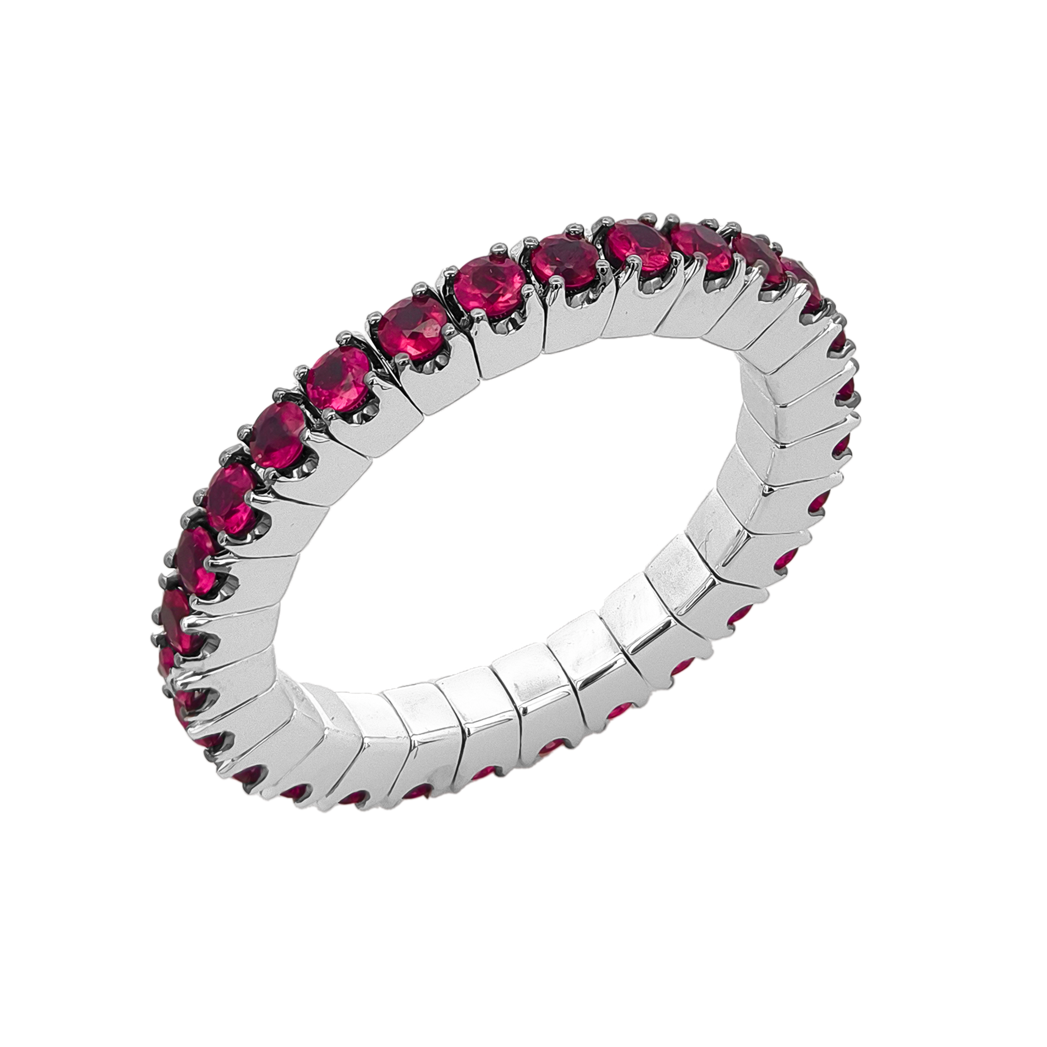 18KT White Gold Ruby Ring