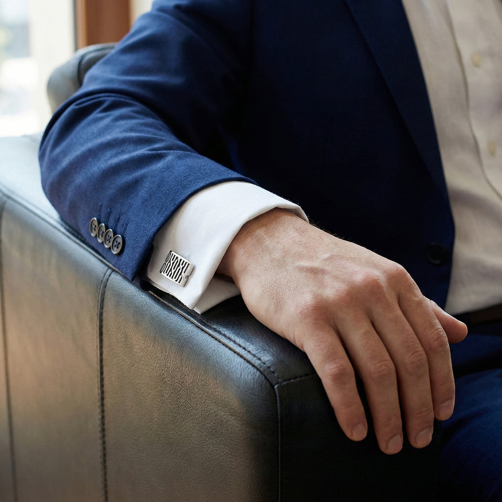 Modern Geometric Cufflinks - U5036EC