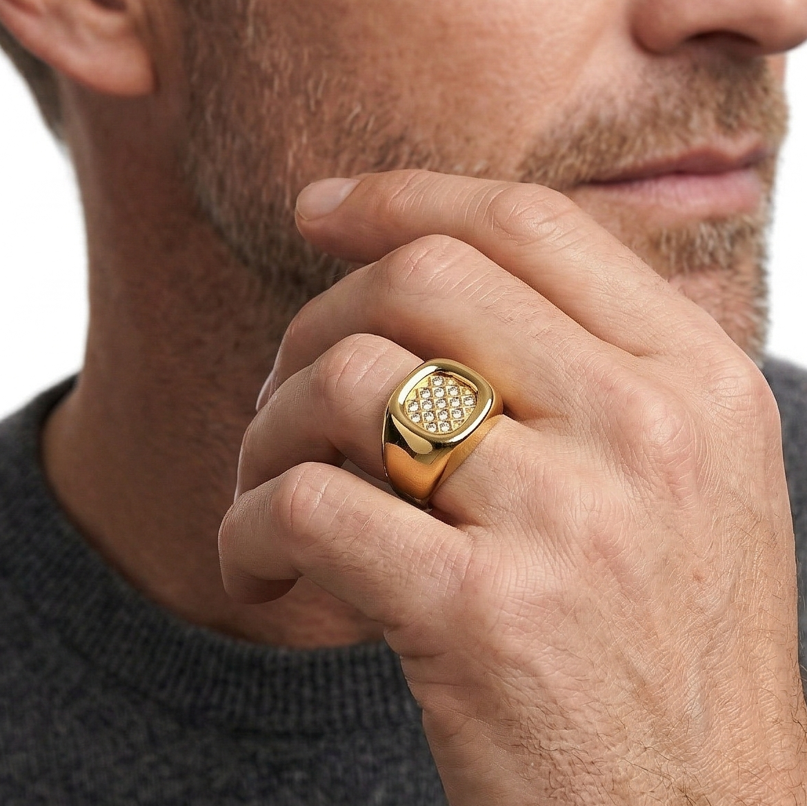 18KT Yellow Gold Diamond Ring