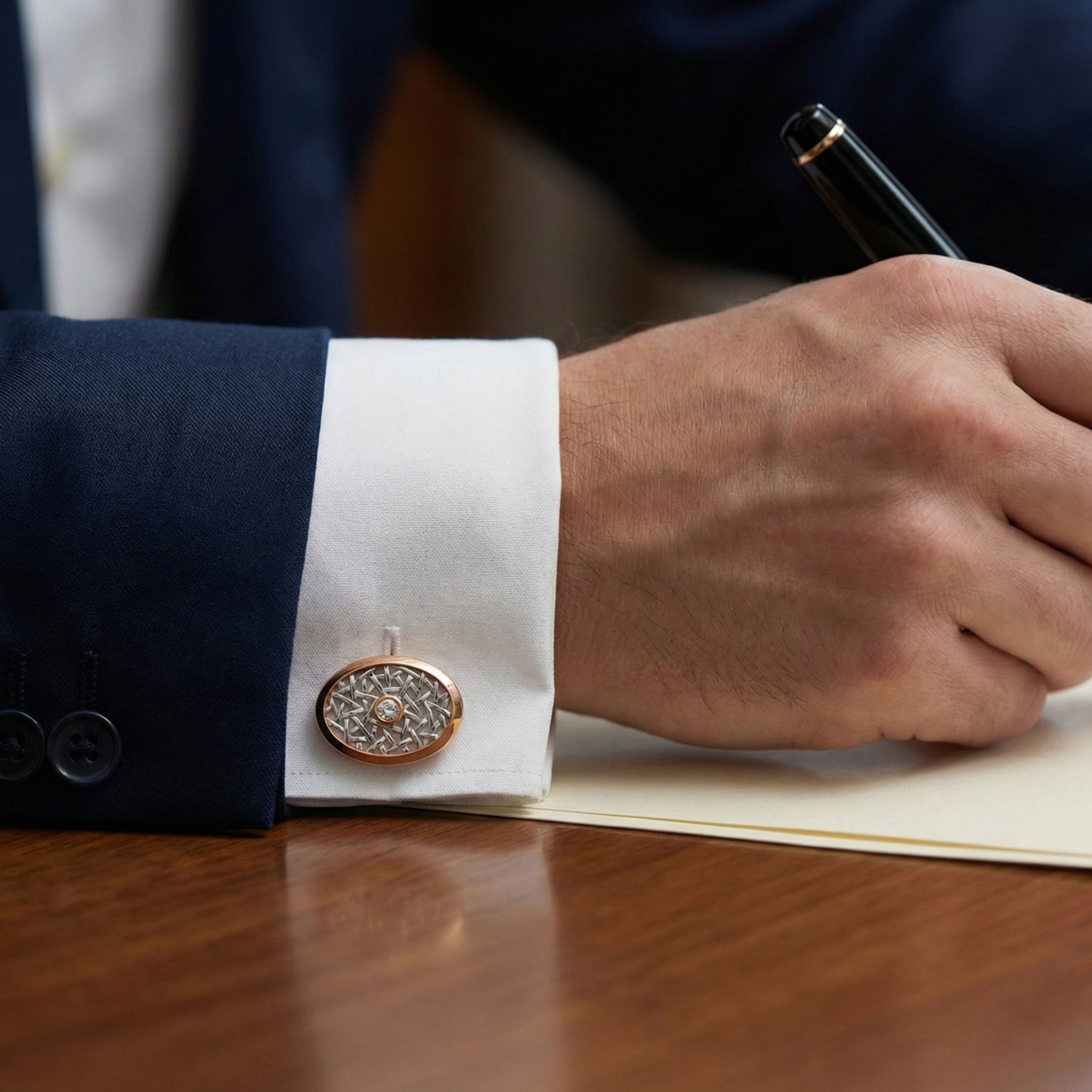 Crystal Shard Cufflinks - U5029EC