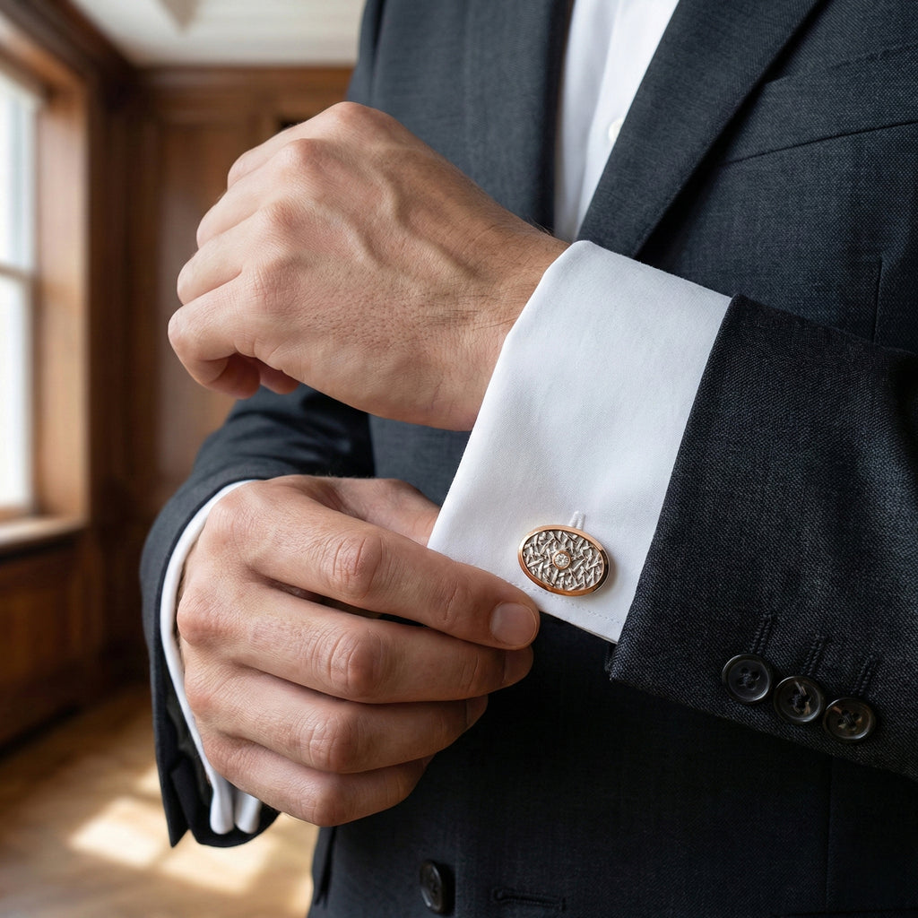 Crystal Shard Cufflinks - U5029EC