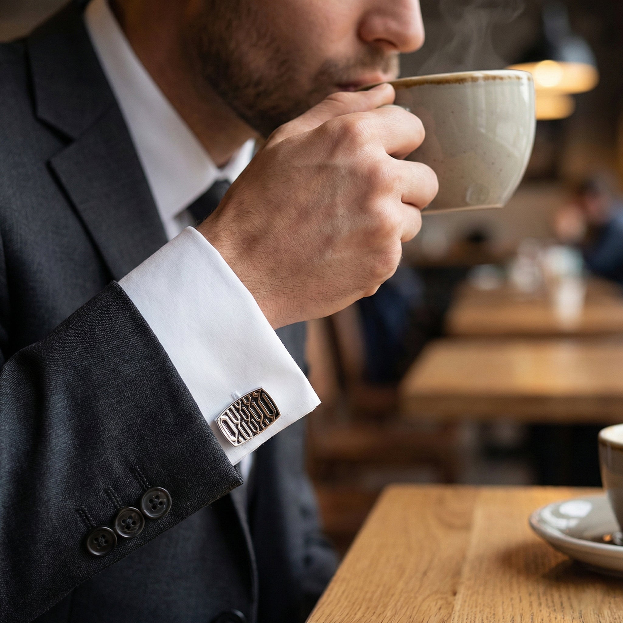Modern Geometric Cufflinks - U5034EC